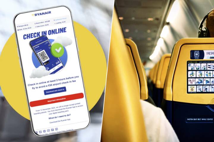 Desde hoy, Ryanair obliga a un embarque 100% digital. Es la culminación de una estrategia para atraparnos en su aplicación