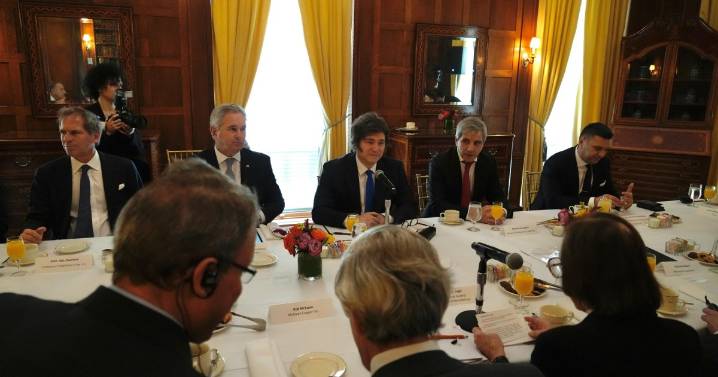 Javier Milei expuso su plan de gobierno a líderes empresarios en Nueva York