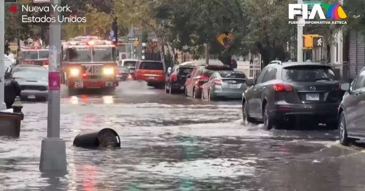 Nueva York bajo el agua: tormenta histórica la ciudad y deja caos