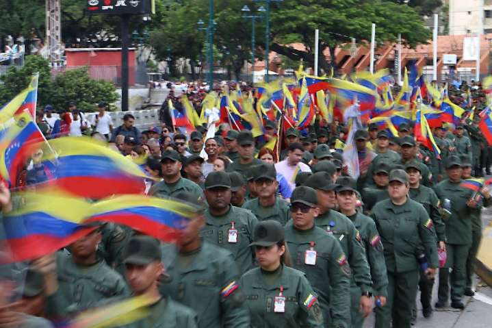 Pueblo movilizado en defensa de la soberanía y el legado de Bolívar