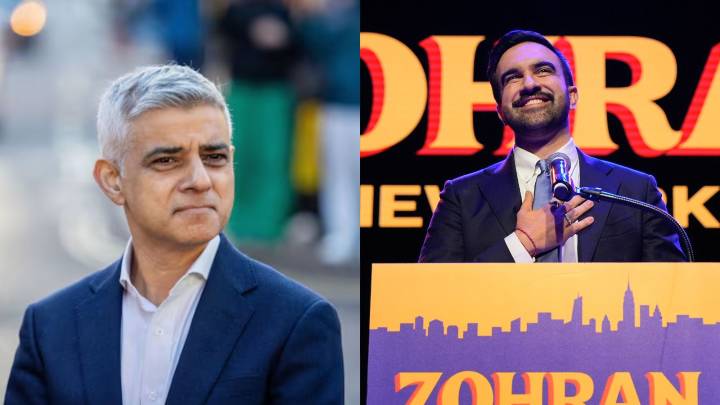 ‘Just like in London – hope won’: Sadiq Khan congratulates Mamdani over New York win