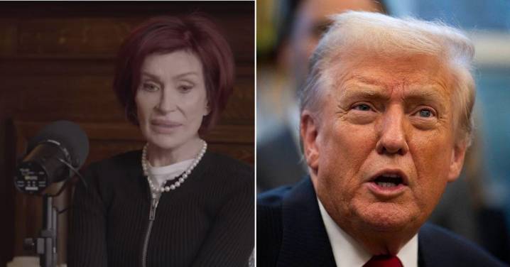 Sharon Osbourne Breaks Down In Tears Hearing Donald Trump's Ozzy Tribute