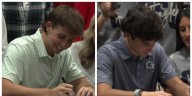 Two Harlem baseball players sign to the next level
