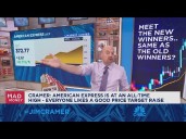 American Express is at an all-time high, everyone likes a good price target raise, says Jim Cramer