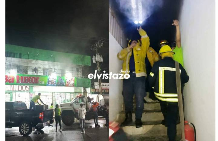Incendio registrado en planta alta de un supermercado asiático de Guanipa no pasó a mayores