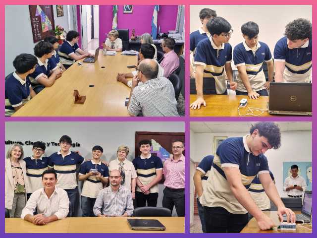 BARRANQUERAS: Educación Recibió A Estudiantes De La EET 33, Ganadores En Las Olimpiadas Nacionales De Informática, Innovación, Electrónica Y Tecnología