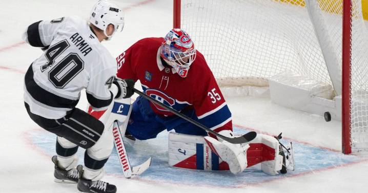 Kings score 3 quick goals in 2nd period and beat Canadiens 5