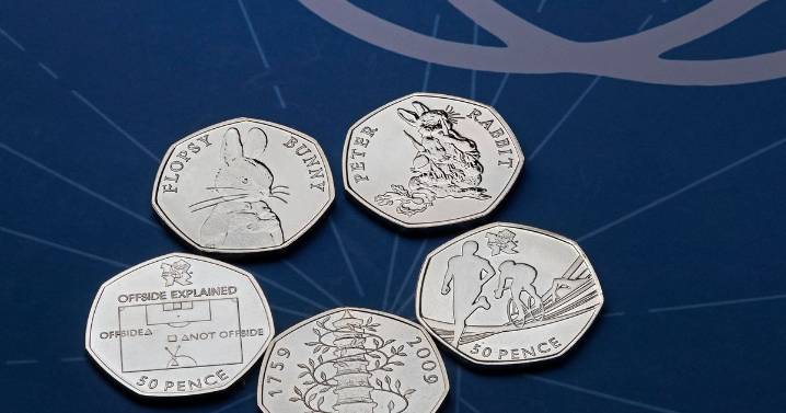 Royal Mint names top 10 rarest 50p coins that could fetch more than 100 times their face value