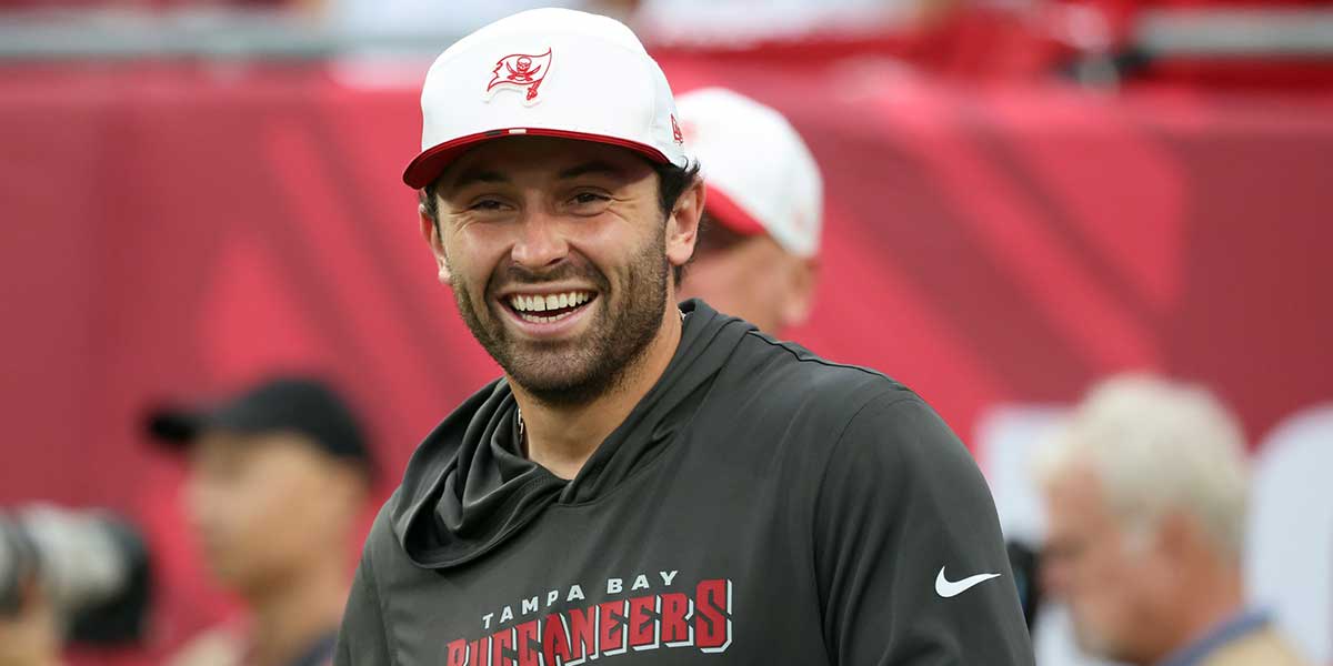 Buccaneers’ Baker Mayfield just called his future son a ‘little s**thead’