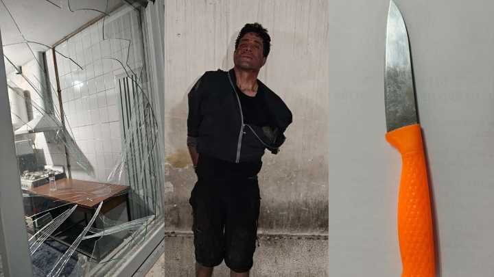 Un hombre fue detenido por robo: le pegó a un policía y destrozó la comisaría