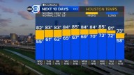 Houston Weather: Warmer weather ahead, storm chances return next week