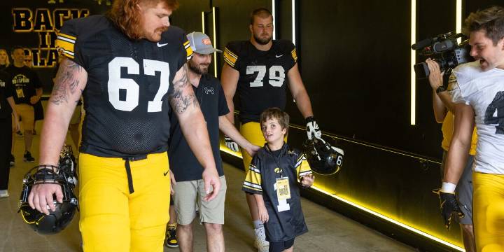Indianola boy to be Kid Captain as Hawkeyes battle Michigan State