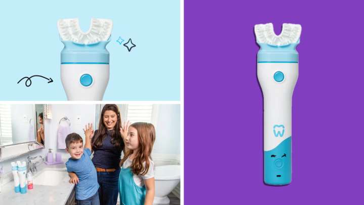 Save $20 on this toothbrush that brushes your child’s teeth for them