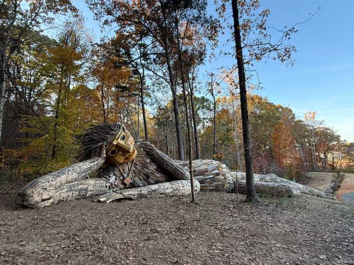 Legendary Artist Dambo Completes Largest Troll Art Installation Here in Charlotte