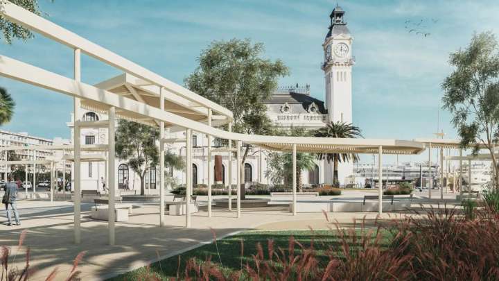 Luz verde a la remodelación del entorno del Edificio del Reloj del puerto