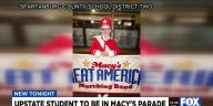 Upstate high school student participating in marching band in Macy’s parade