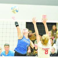 Oscoda volleyball topped rival Tawas in district semis, fell to Rosco in finals