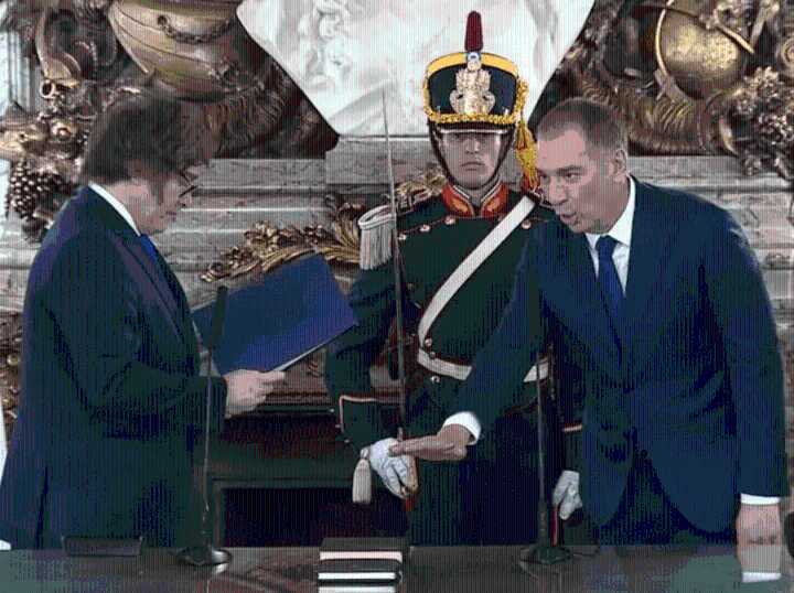 Santilli juró como ministro del Interior