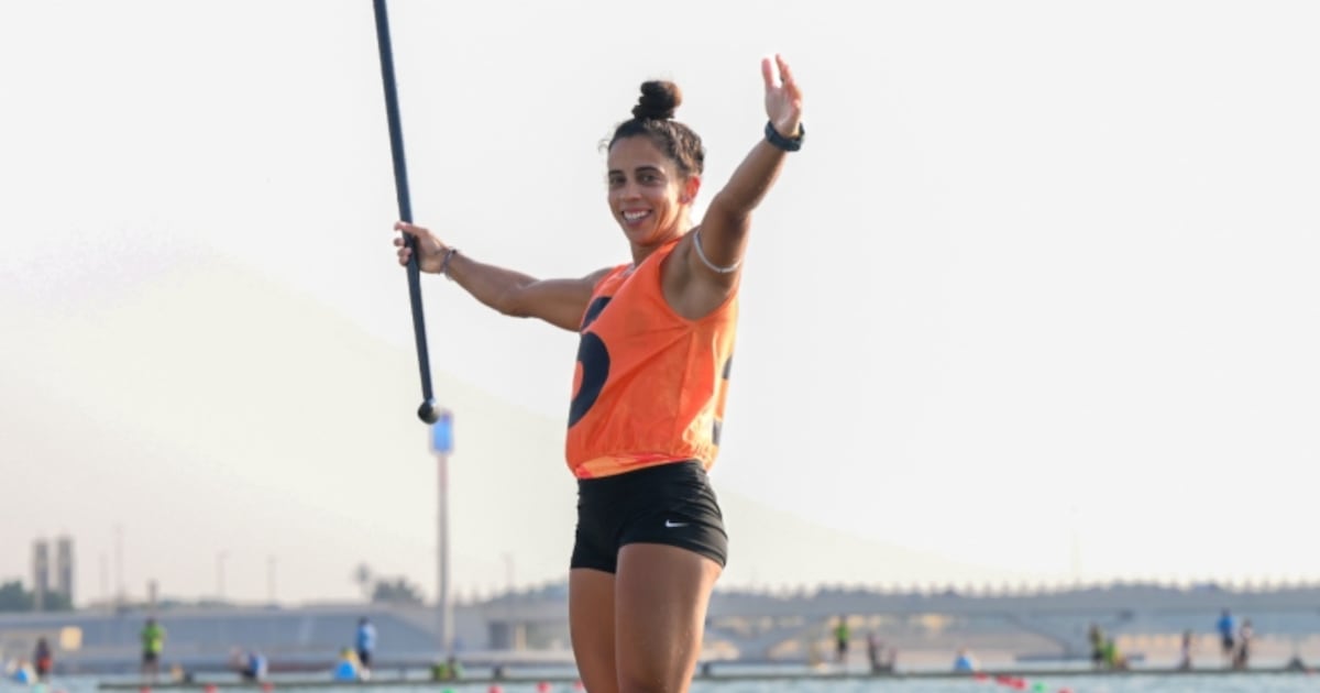 De oro en oro: Mariecarmen Rivera se consagra en Abu Dhabi en Stand Up Paddle
