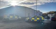 Live: Police block road after incident in Easton