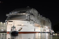 MSC World Asia Floats Out, Coin Ceremony Held for World Atlantic