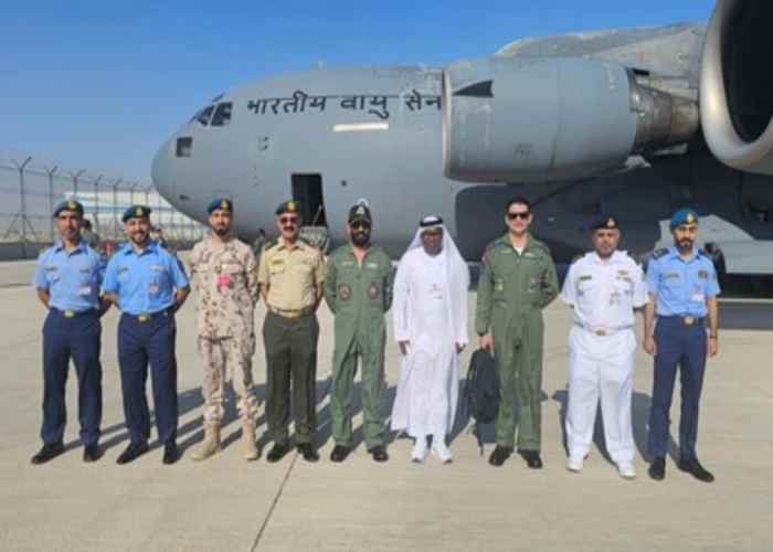 IAF contingent lands in Dubai as Suryakirans, Tejas join Dubai Airshow 2025