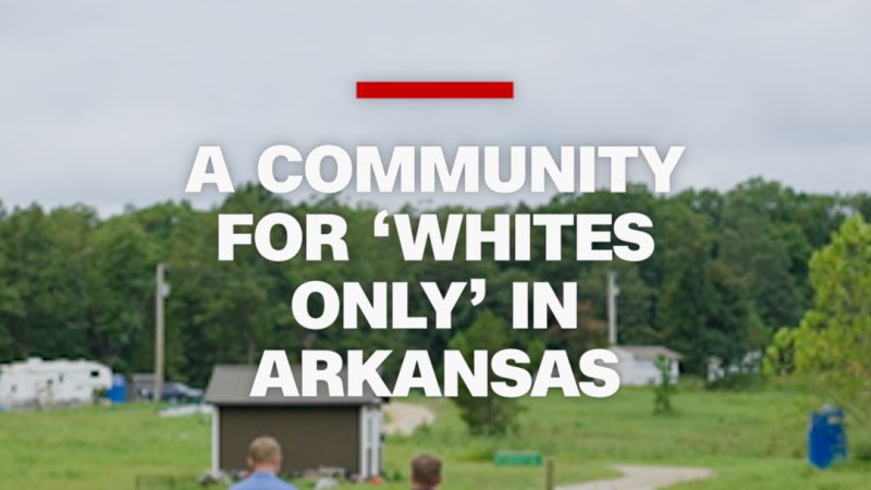 A community for ‘whites only’ in Arkansas