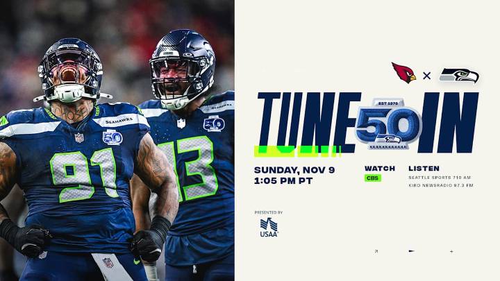 Seahawks vs Cardinals: How To Watch, Listen And Follow Week 10 On Sunday, November 9