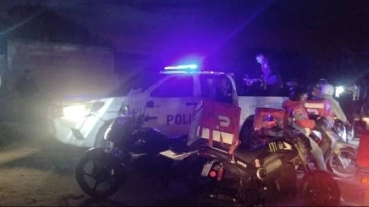 Repartidores persiguieron a un ladrón y recuperaron una moto robada