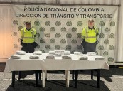 Autoridad de Tránsito de la Policía realizó la aprehensión de una menor que transportaba 13 kg de marihuana