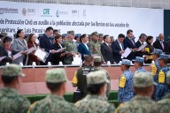 Hidalgo reafirma su gratitud al Ejército y la Marina por su labor en la atención de emergencias