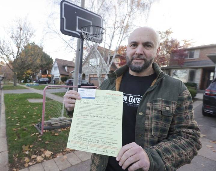 City orders kids' basketball, hockey nets removed but encampments stay