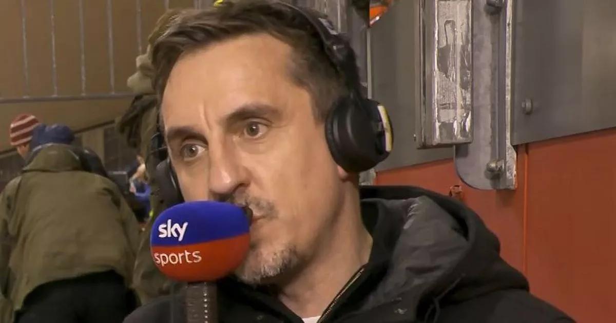 Gary Neville slams confusing Man United moment that summed up Everton defeat