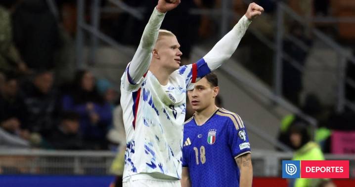 De la mano de Haaland: Noruega goleó a Italia y la condenó a la repesca del Mundial 2026