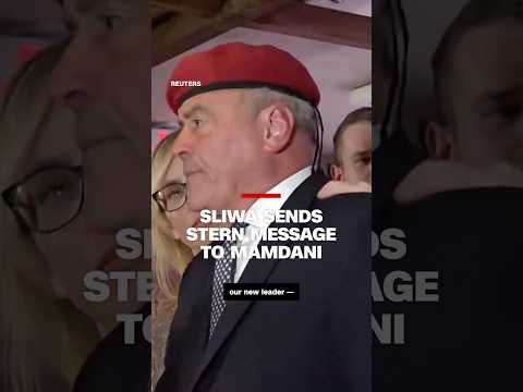 Sliwa warns mayor-elect during his concession speech
