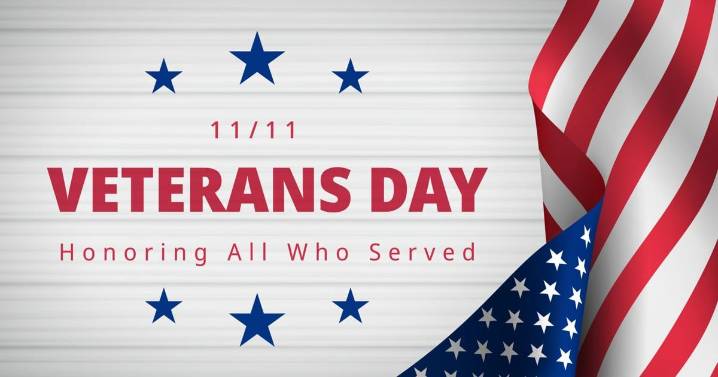 2025 Veterans Day free meals, discounts