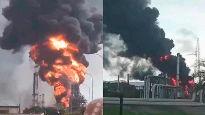 Fuerte explosión se registró en el Complejo Petroquímico José Antonio Anzoátegui