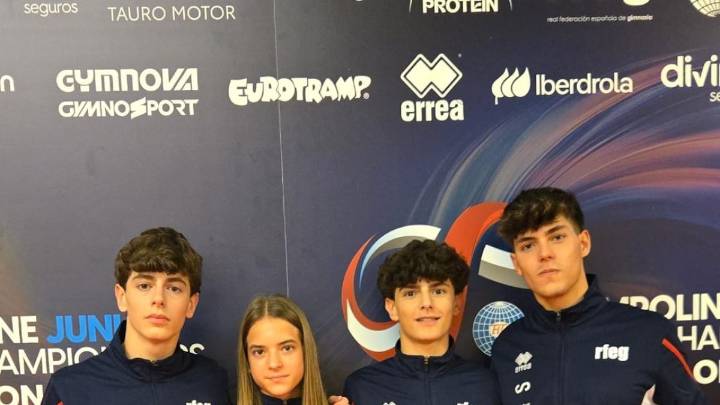 Gran actuación del Club Gimnasia Acrobática Valladolid en el Mundial de Trampolín