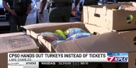 Calcasieu deputies surprise drivers with turkeys instead of tickets for traffic violations