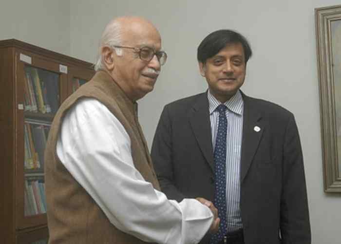 ‘Speaks for himself’: Congress distances itself from Tharoor’s praise for L.K. Advani