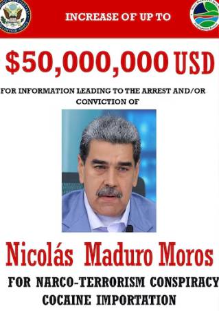 EEUU designa al Cartel de los Soles como organización terrorista y aumenta la presión sobre Nicolás Maduro