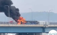 Bus Fire On Tappan Zee Bridge Shuts Down Lanes (DEVELOPING)