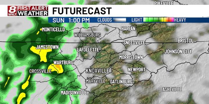 On & off rain with us today