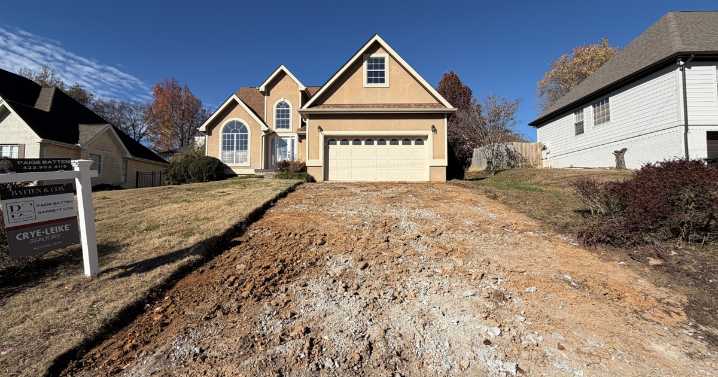 A stolen driveway leaves woman on a rocky road as she tries to find out who did it