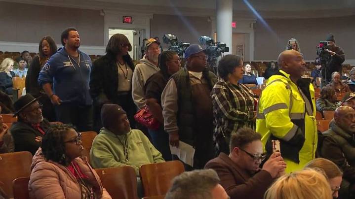 Watch: Community raises concerns about CMSD's plan to merge, close schools