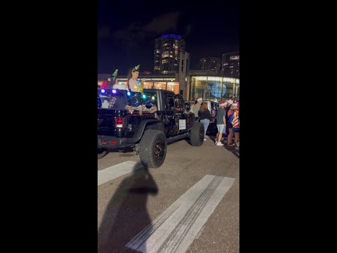 Preparations for St. Pete Santa Parade