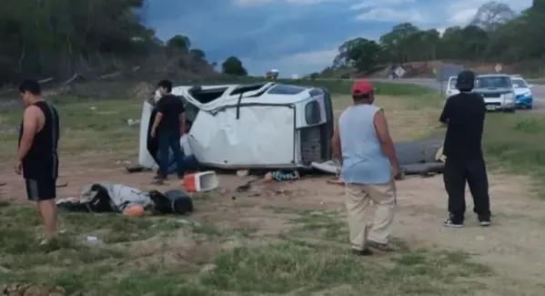 Vuelco trágico en Ruta 34 dejó tres víctimas fatales