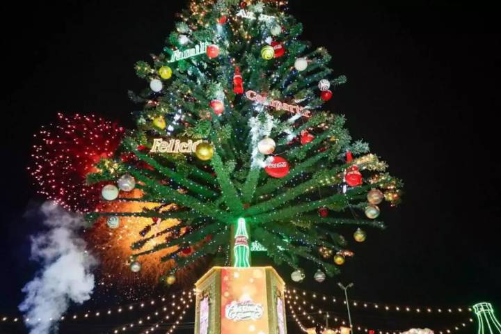 Anuncian fecha y sede para el encendido del árbol de Navidad más grande de Yucatán