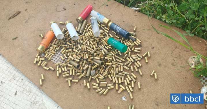 Encuentran más de 30 vainillas de bala percutadas en plena calle en Osorno