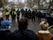 Another federal agent operation in St. Paul draws large crowds of protesters